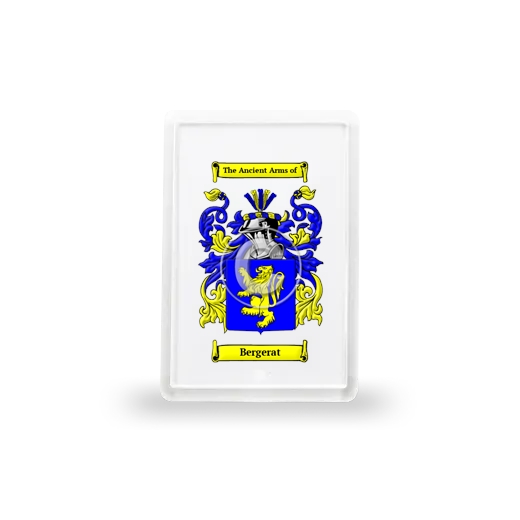 Bergerat Coat of Arms Magnet