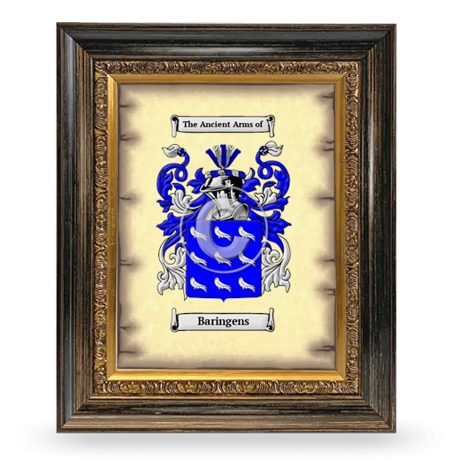 Baringens Coat of Arms Framed - Heirloom