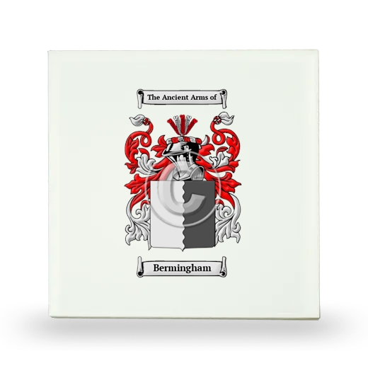 Bermingham Small Ceramic Tile with Coat of Arms