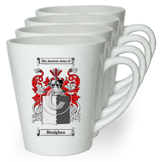 Birnighan Set of 4 Latte Mugs