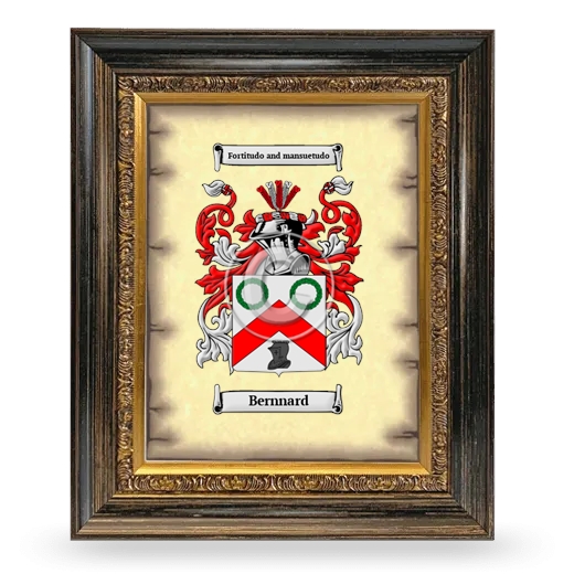 Bernnard Coat of Arms Framed - Heirloom