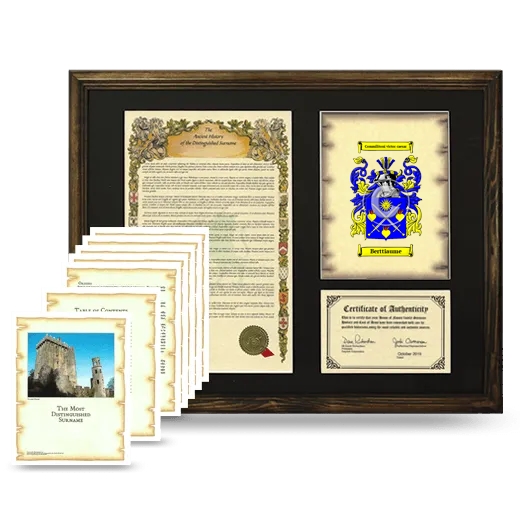 Berttiaume Framed History And Complete History- Brown