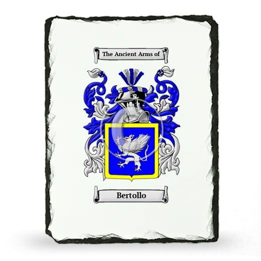 Bertollo Coat of Arms Slate