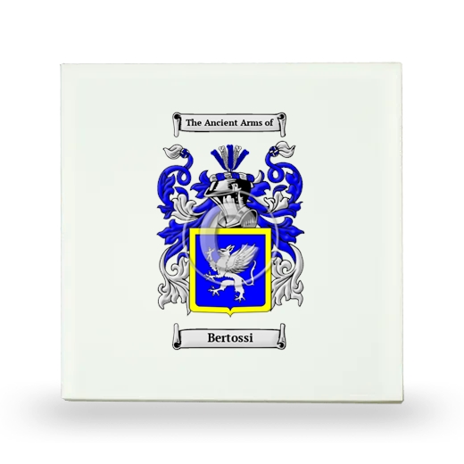 Bertossi Small Ceramic Tile with Coat of Arms