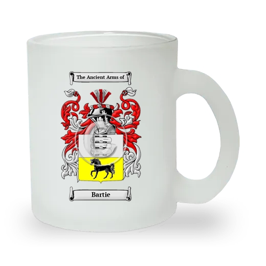 Bartie Frosted Glass Mug