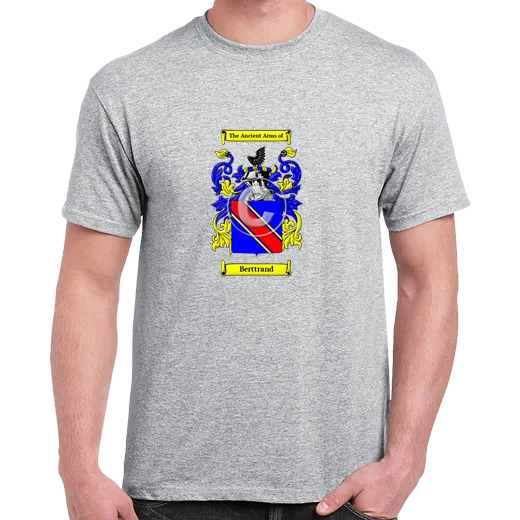 Berttrand Grey Coat of Arms T-Shirt