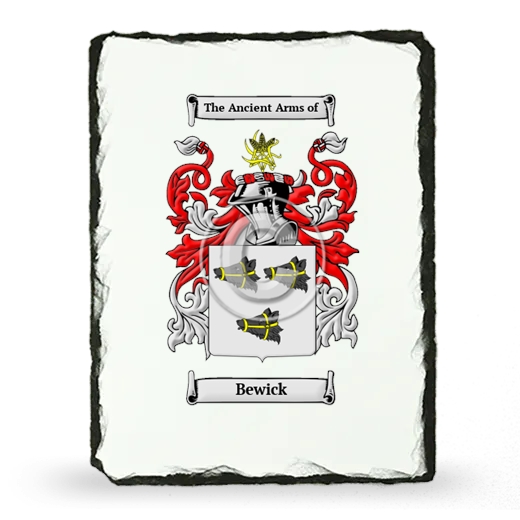 Bewick Coat of Arms Slate