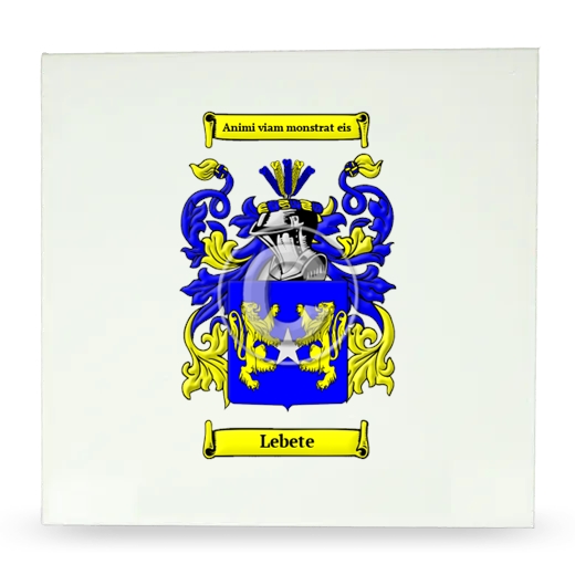 Lebete Large Ceramic Tile with Coat of Arms