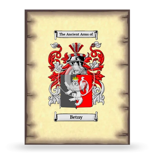 Betny Coat of Arms Print