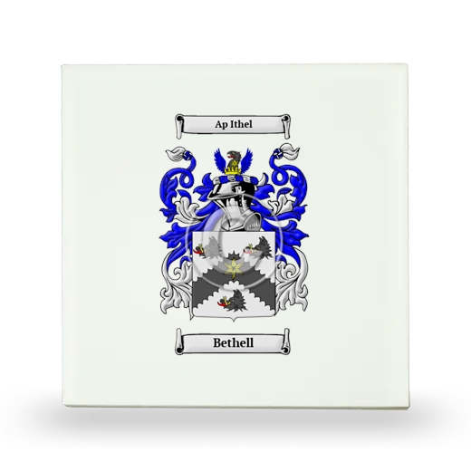 Bethell Small Ceramic Tile with Coat of Arms