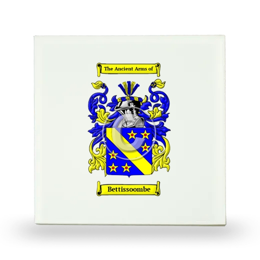 Bettissoombe Small Ceramic Tile with Coat of Arms