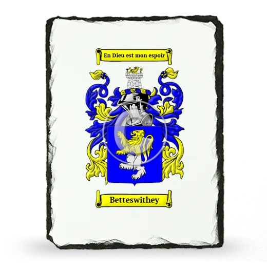 Betteswithey Coat of Arms Slate