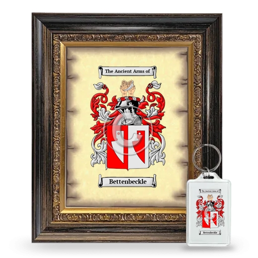 Bettenbeckle Framed Coat of Arms and Keychain - Heirloom