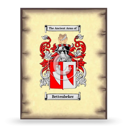 Bettenbeker Coat of Arms Print