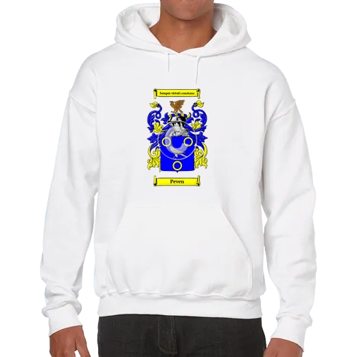 Peven Unisex Coat of Arms Hooded Sweatshirt