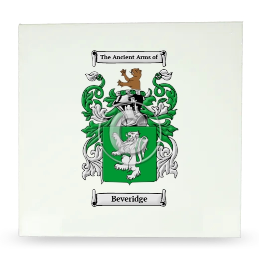 Beveridge Large Ceramic Tile with Coat of Arms