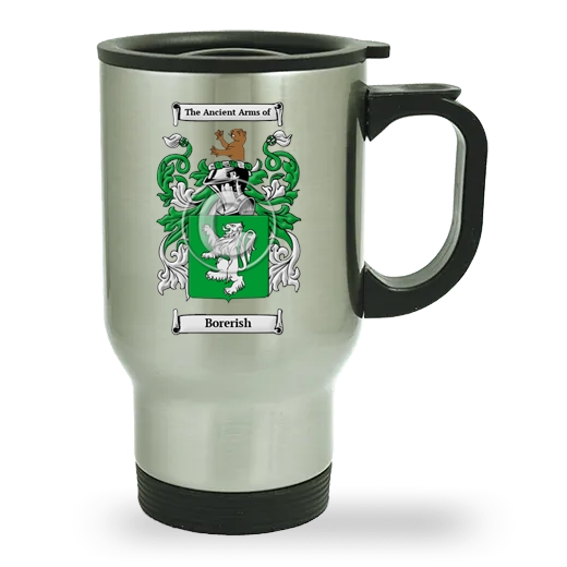 Borerish Stainless Steel Travel Mug