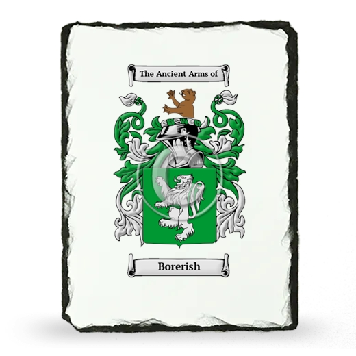 Borerish Coat of Arms Slate