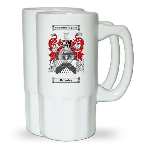 Babarley Pair of Beer Steins