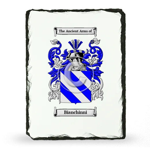 Bianchinni Coat of Arms Slate