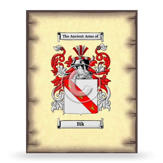 Bik Coat of Arms Print