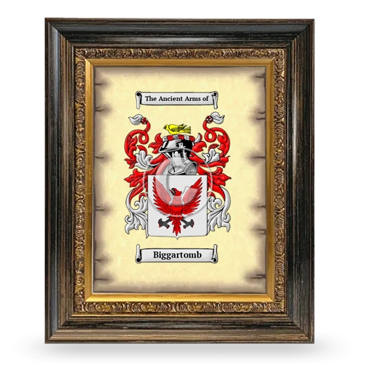 Biggartomb Coat of Arms Framed - Heirloom