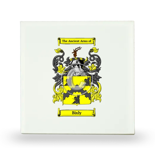 Bixly Small Ceramic Tile with Coat of Arms