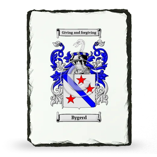 Bygerd Coat of Arms Slate