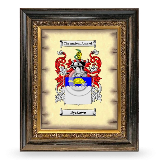 Byckowe Coat of Arms Framed - Heirloom