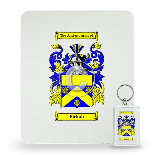 Bickoh Mouse Pad and Keychain Combo Package