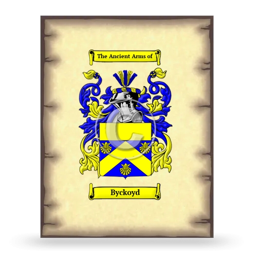 Byckoyd Coat of Arms Print