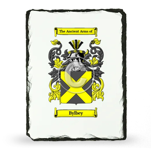 Bylbey Coat of Arms Slate