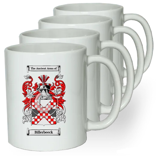 Billerbeeck Coffee mugs (set of four)