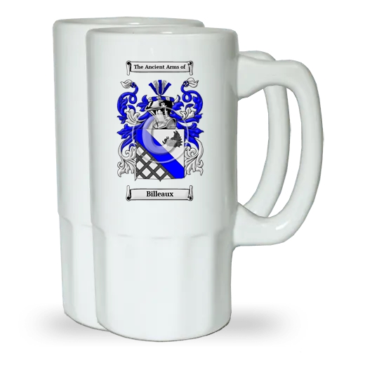 Billeaux Pair of Beer Steins