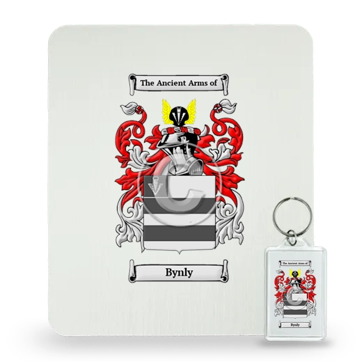 Bynly Mouse Pad and Keychain Combo Package