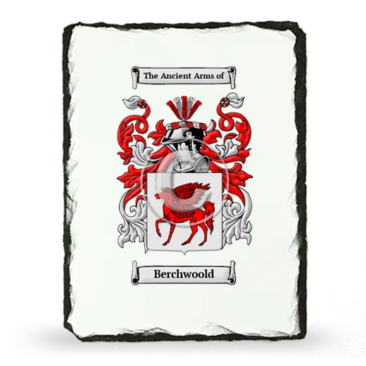 Berchwoold Coat of Arms Slate