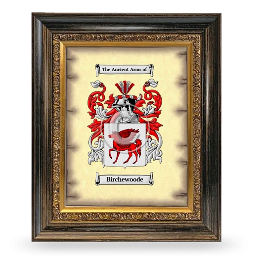 Birchewoode Coat of Arms Framed - Heirloom