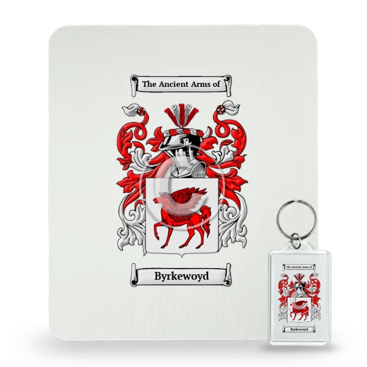 Byrkewoyd Mouse Pad and Keychain Combo Package