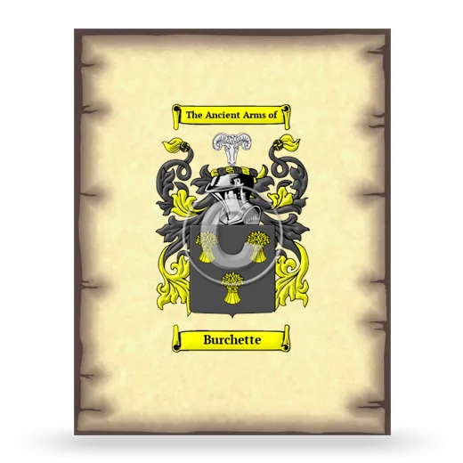 Burchette Coat of Arms Print