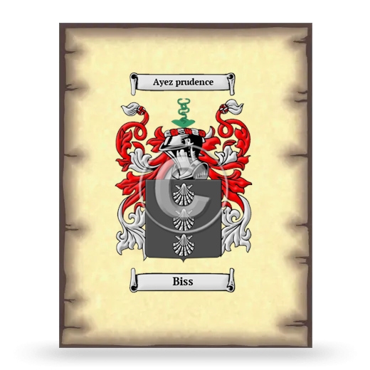 Biss Coat of Arms Print