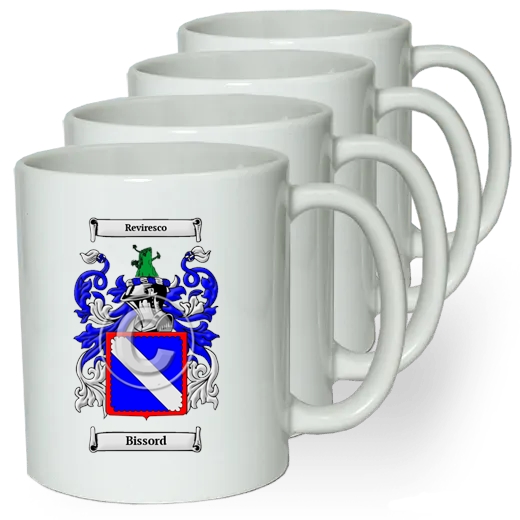 Bissord Coffee mugs (set of four)