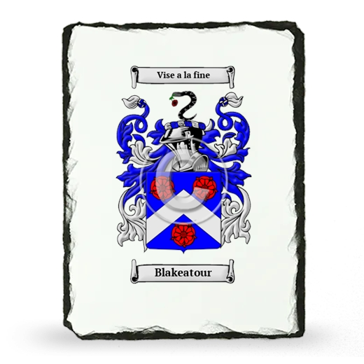 Blakeatour Coat of Arms Slate