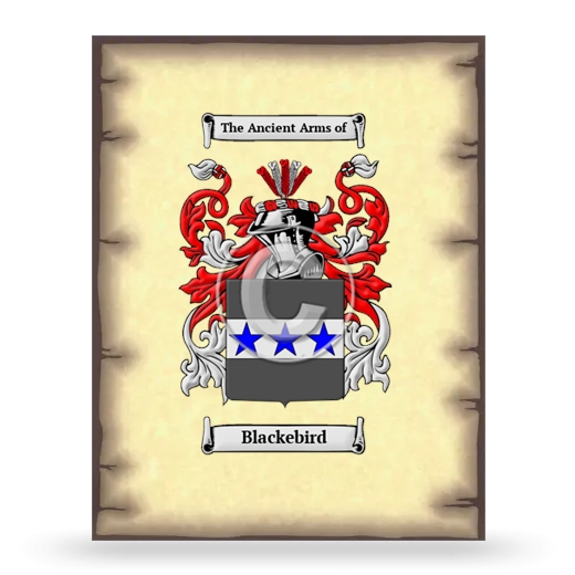 Blackebird Coat of Arms Print