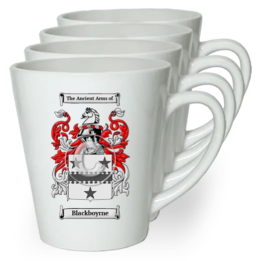 Blackboyrne Set of 4 Latte Mugs