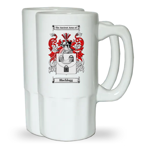 Blachlogg Pair of Beer Steins