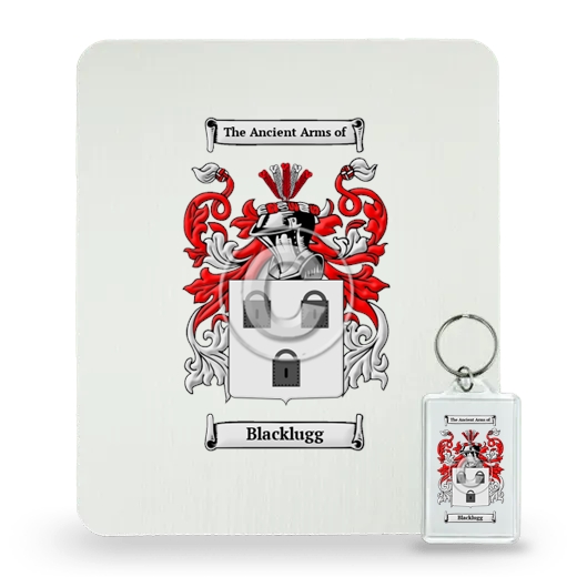 Blacklugg Mouse Pad and Keychain Combo Package