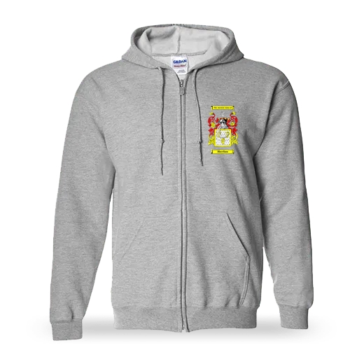 Blacehan Unisex Coat of Arms Zip Sweatshirt