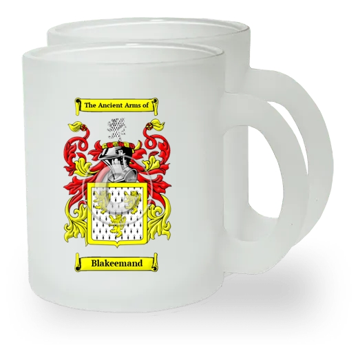 Blakeemand Pair of Frosted Glass Mugs