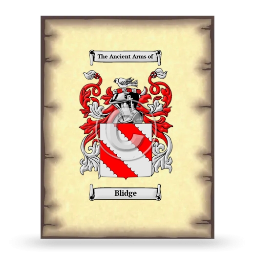 Blidge Coat of Arms Print