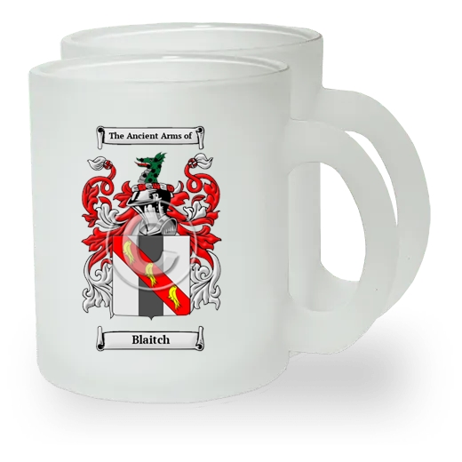 Blaitch Pair of Frosted Glass Mugs